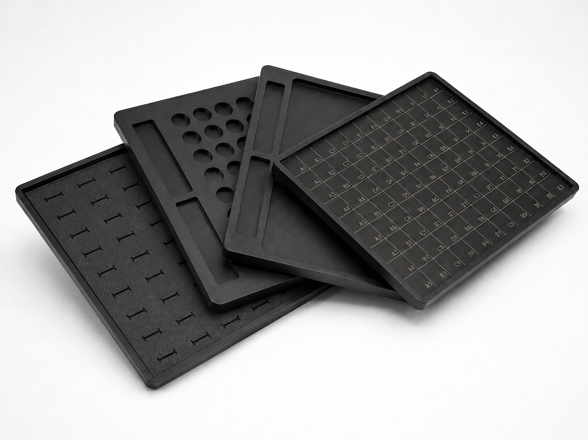 4 Types of Trays included with AstraScan-Pro